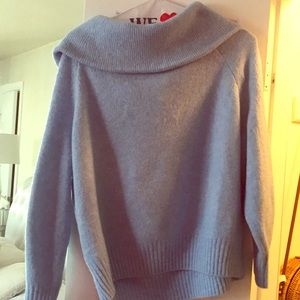 New off the shoulder baby sweater !!!